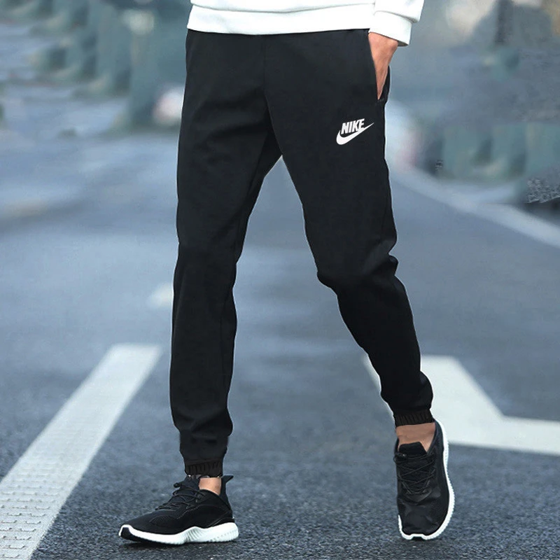 Nike耐克秋冬新款加绒长裤男裤束脚长裤运动裤宽松休闲裤子BV2738