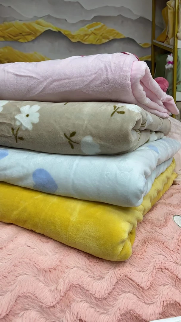 张总-牛奶绒印花单被套  冬季加绒加厚单被套