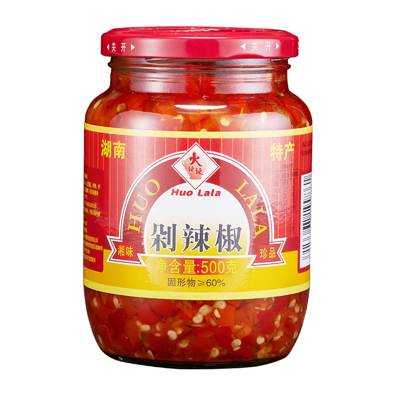 火辣辣剁辣椒湖南特产农家风味香辣拌面拌饭辣椒酱蒸鱼调味下饭菜