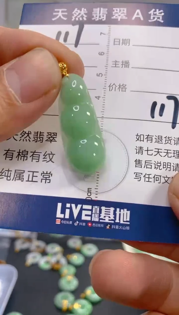 【闪购商品】翡翠颈饰18K金镶嵌