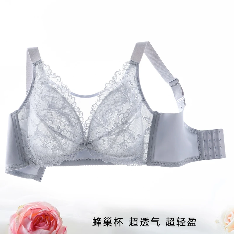 大码哺乳内衣收副乳聚拢喂奶孕妇文胸大胸显小薄款产后专用无钢圈