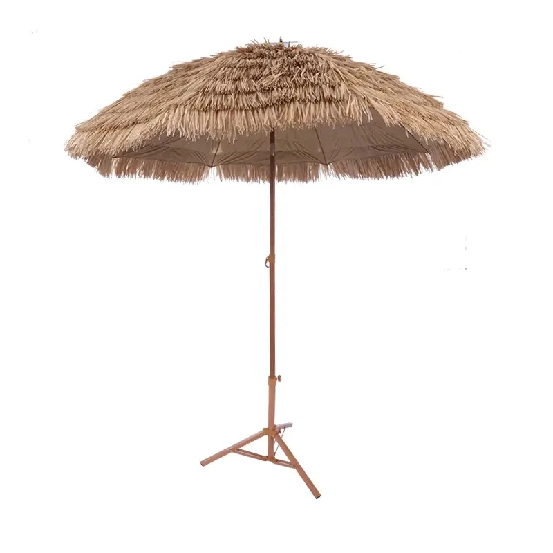 户外遮阳伞室外阳台庭院太阳伞露台仿真稻草伞