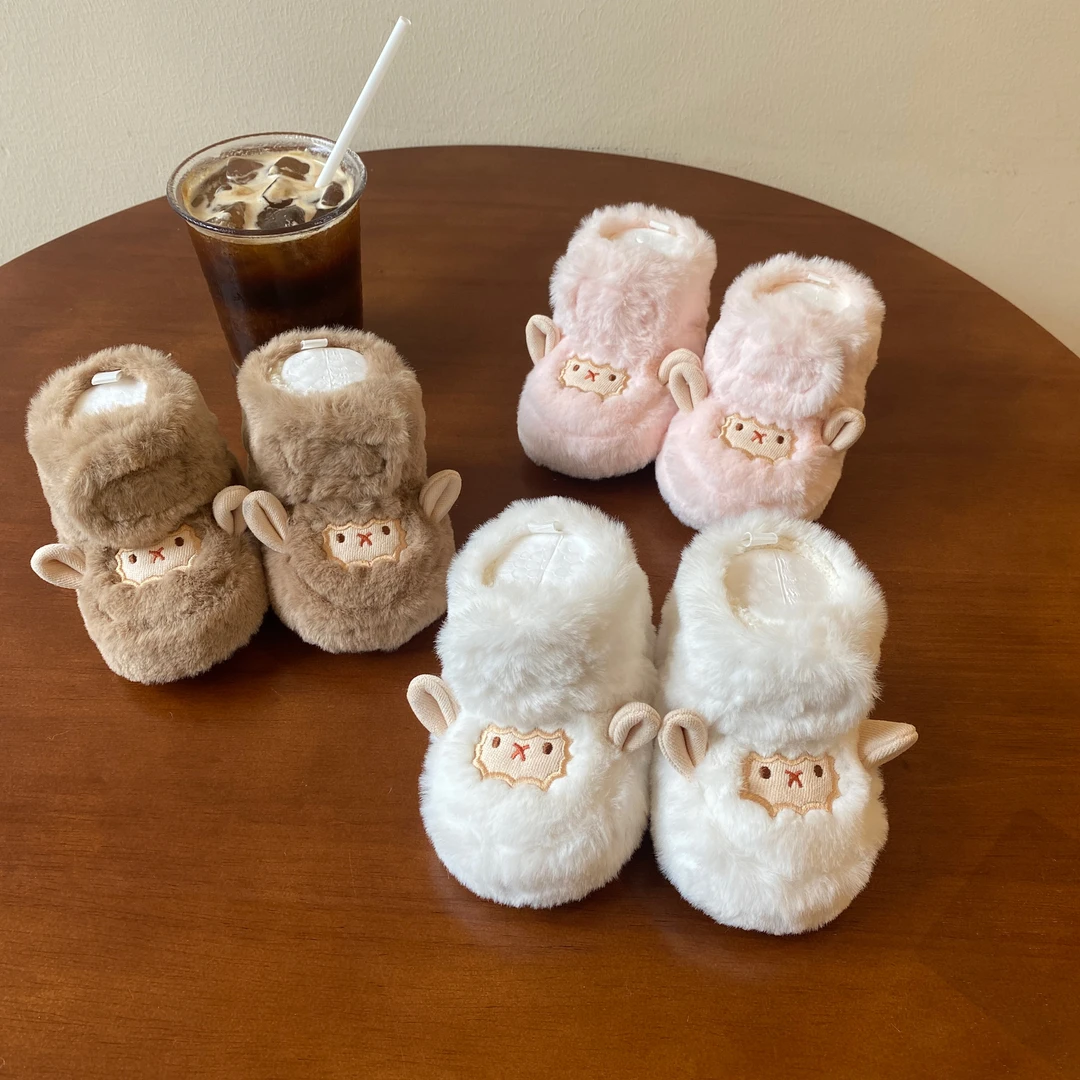 0-1岁秋冬季婴儿棉鞋6-12个月学步鞋男女宝宝婴幼儿鞋子加绒软底3