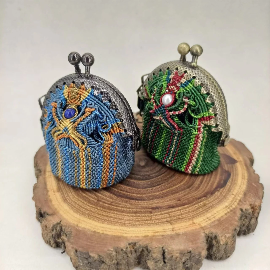 【材料】口金包全套线手工时尚复古编织毛线精品手工时尚