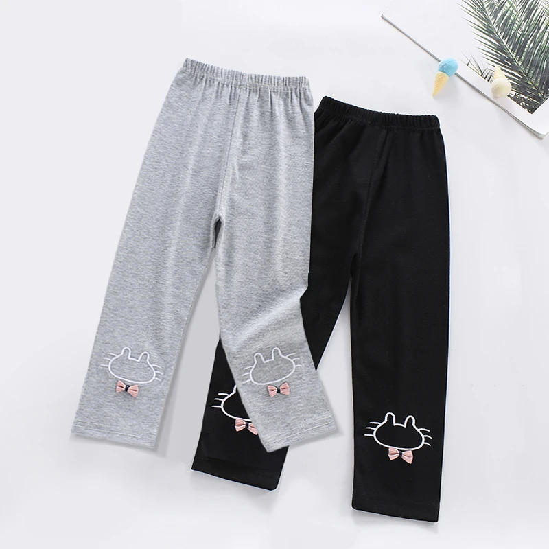 女童打底裤春秋季薄款外穿长裤0-6岁女宝宝小童洋气可爱儿童裤子