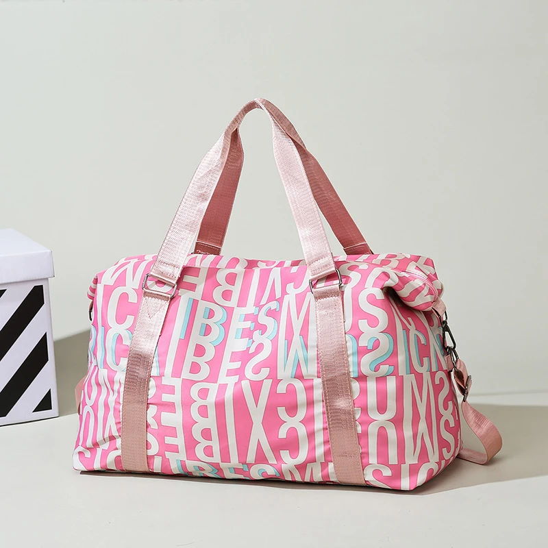 多功能出差旅行包潮流干湿分离登机免托运可套拉杆防泼水健身包