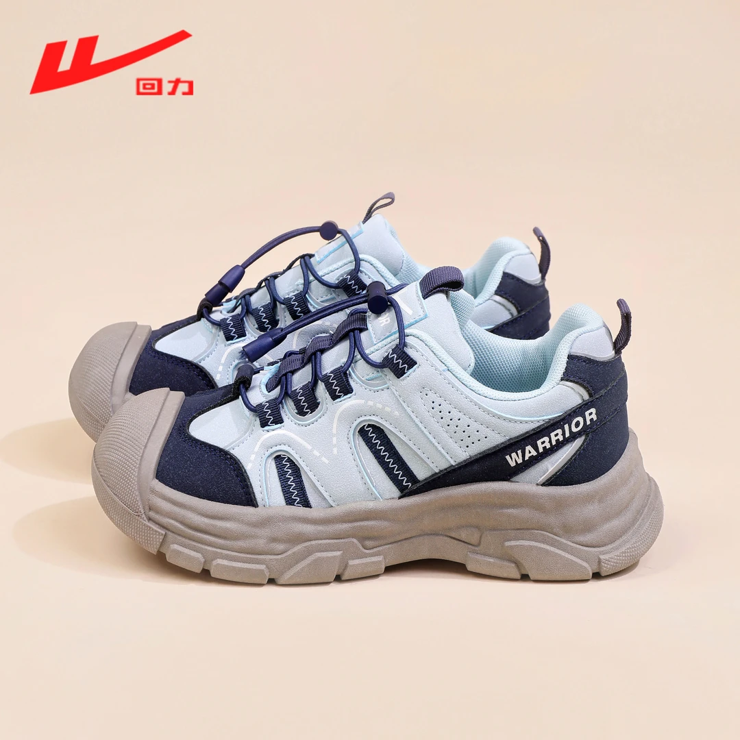 回力女鞋春季丑萌透气登山鞋2025新款厚底防滑百搭舒适软底鞋4434