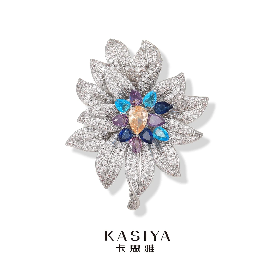 kasiya/卡思雅 铜合金胸针 2024高档胸针绽放的花朵送礼胸花