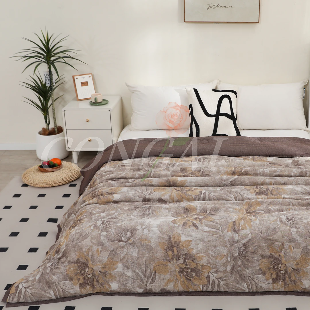 【寐兰朵-金牧】春秋被单人四季150*200双层纱轻奢柔软春秋被可机洗