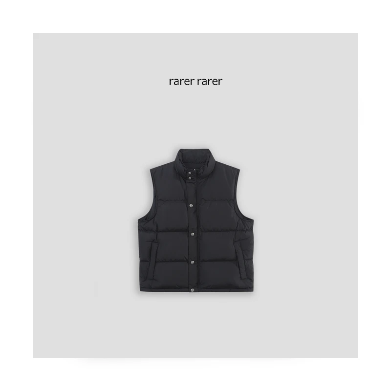 【rarer rarer】CH十字架秋冬立领厚款鹅绒马甲 2403145