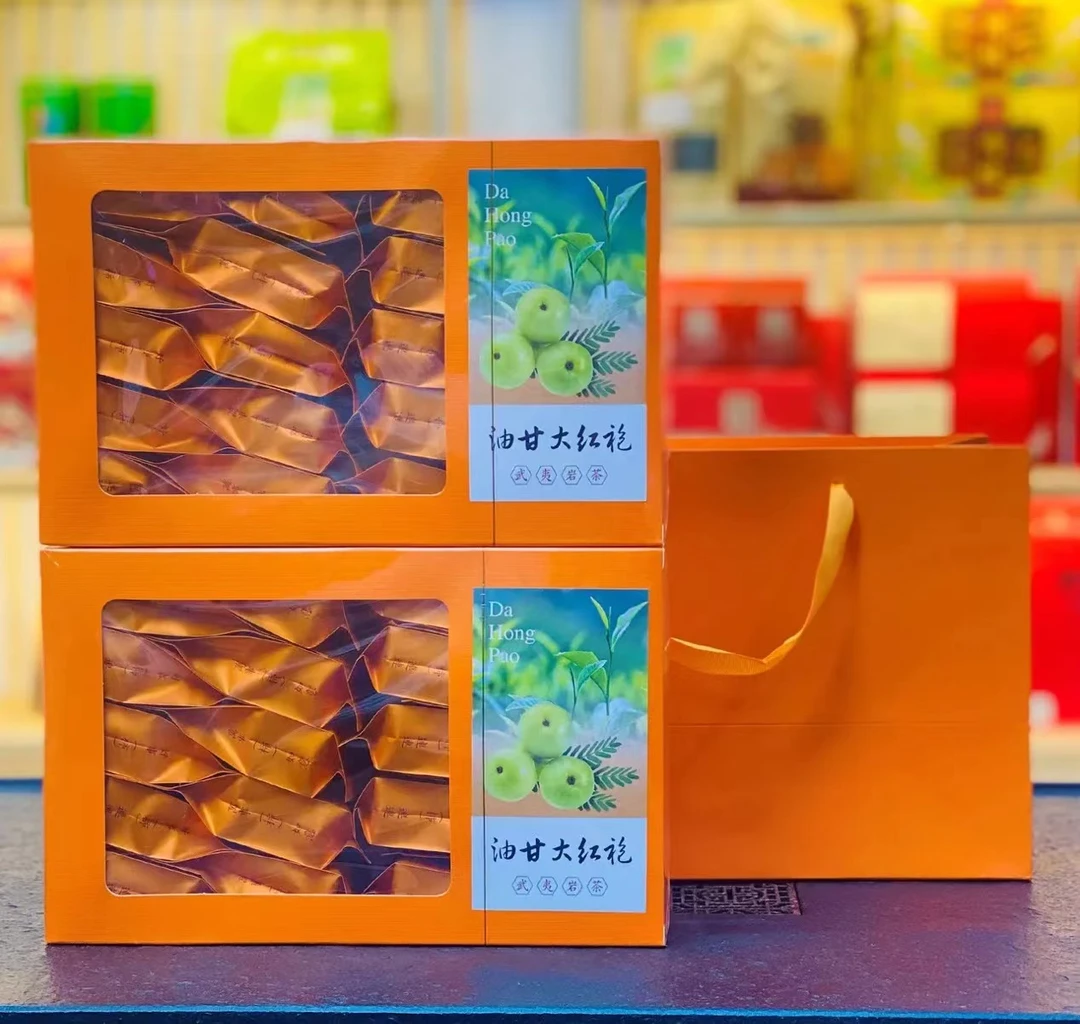 【潮汕妙妙】浓香型油柑大红袍武夷山岩茶春季果香两盒一斤装500g