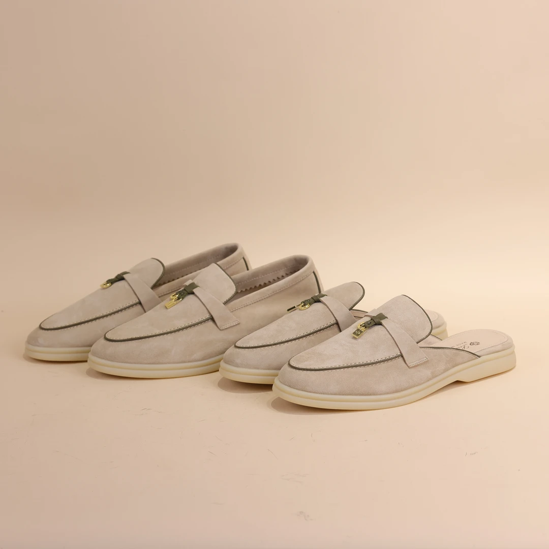 女鞋乐福鞋软面舒适百搭圆头时尚夏季透气真皮 008/009