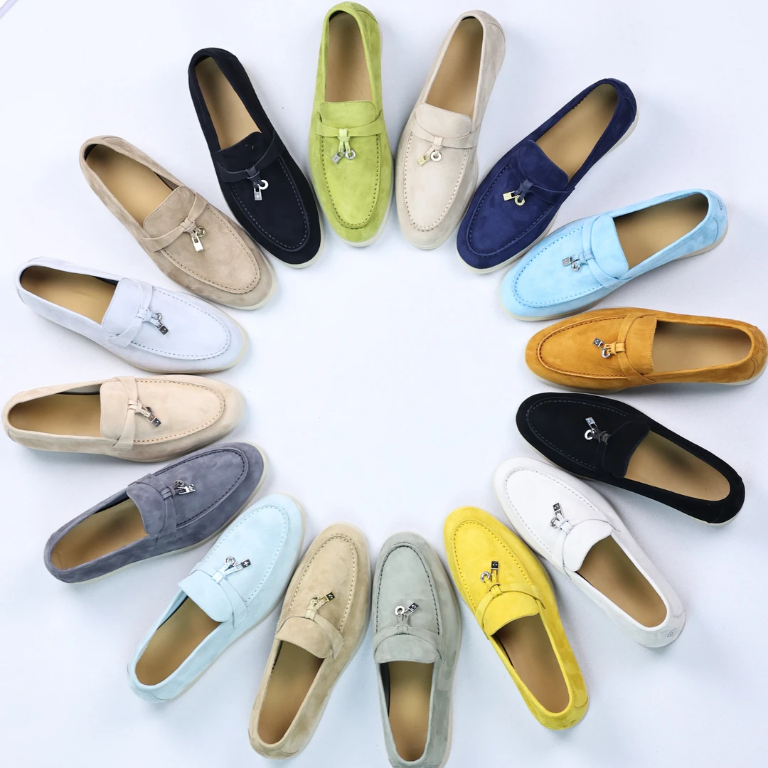 LP经典软底时尚乐福鞋外贸春夏真皮百搭懒人低帮舒适女休闲工作 1