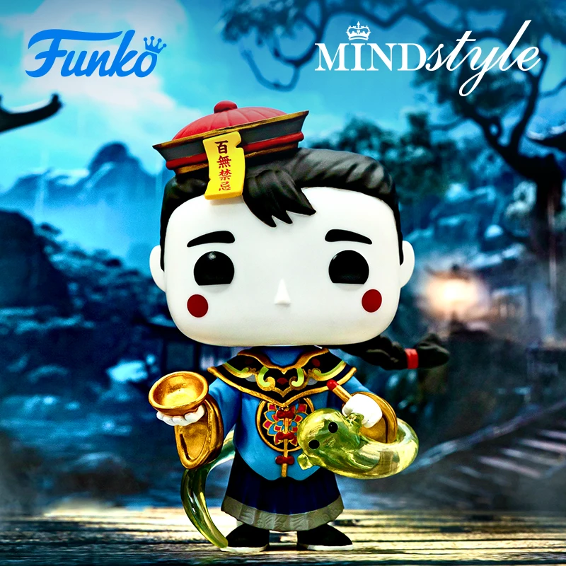 中式鬼怪系列3.75英寸手办公仔Pop Asia僵尸可爱鬼周边摆件模型