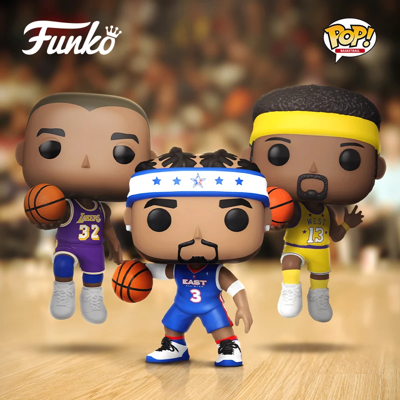 NBA球星系列收藏人偶手办艾弗森张伯伦篮球