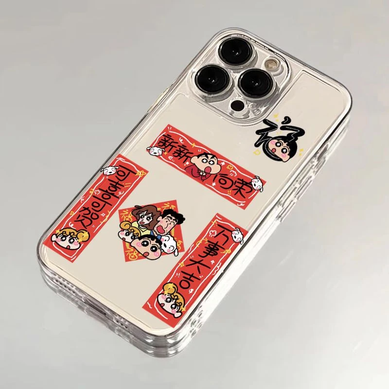 小新对联苹果15手机壳iPhone14promax12软壳13XR11女Xs男8Plus7