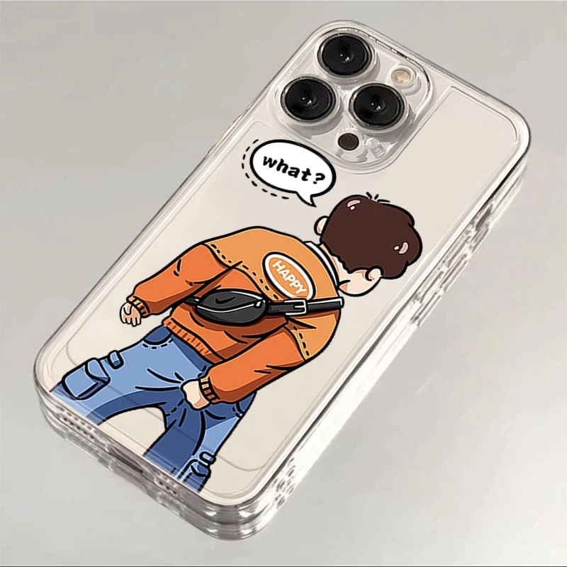 抓屁股苹果15手机壳iPhone14promax12软壳13XR11女Xs男8Plus7