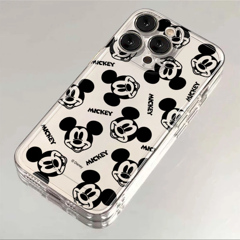 多只米奇头苹果15手机壳iPhone14promax12软壳13XR11女Xs男8Plus7