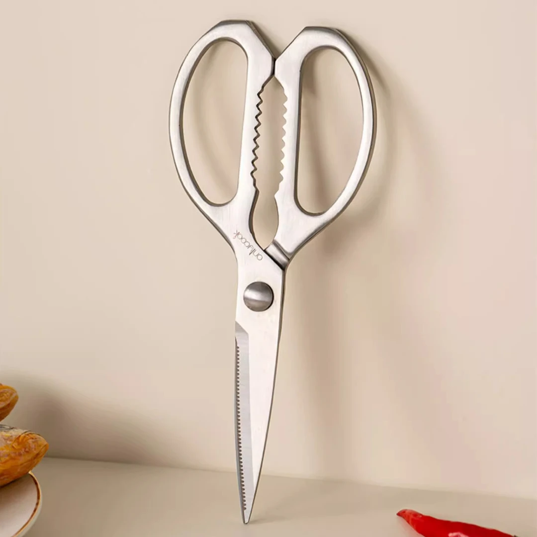多功能厨房专用剪刀加厚不锈钢强力鸡骨剪家用全钢剪子烤肉剪子