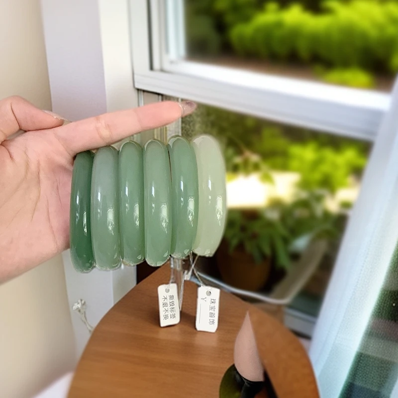 【天然东陵玉手镯】多样性发货拍一发一