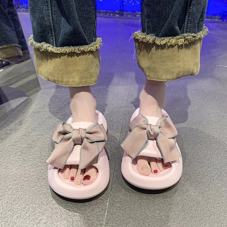 时尚新款百搭一字平底拖鞋B