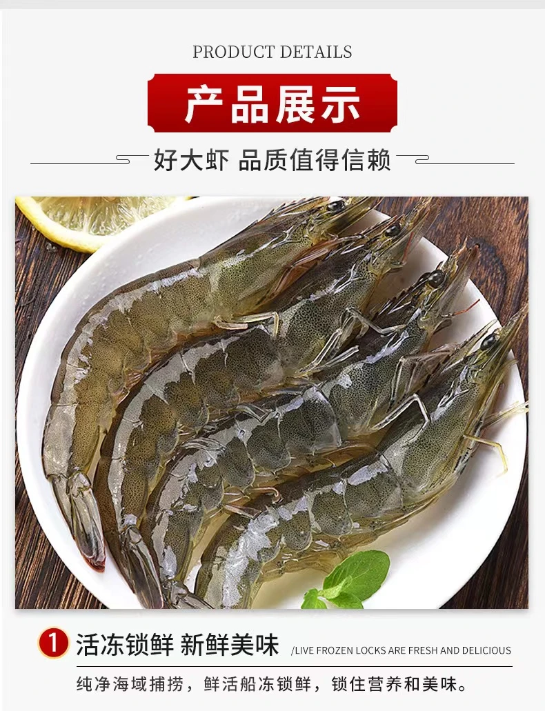 新鲜海捕盐冻大虾（20-30）速冻锁鲜肉质鲜嫩冷冻发货龙虾生鲜尾