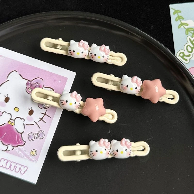 Kitty发夹刘海侧边夹星星发饰头饰碎发夹ins日系发卡