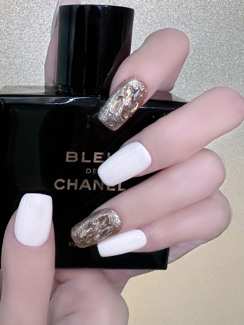 【白金素雅】S24宝铂雅纯手工定制穿戴美甲