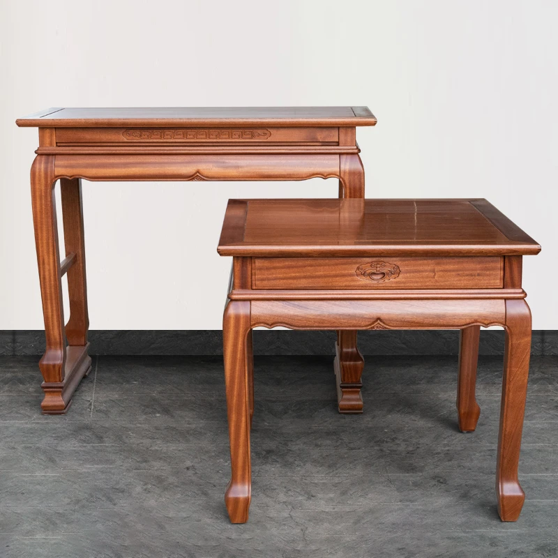 全实木宗案桌堂屋客厅贡桌中堂如意龛桌案桌家里原木桌家用供桌