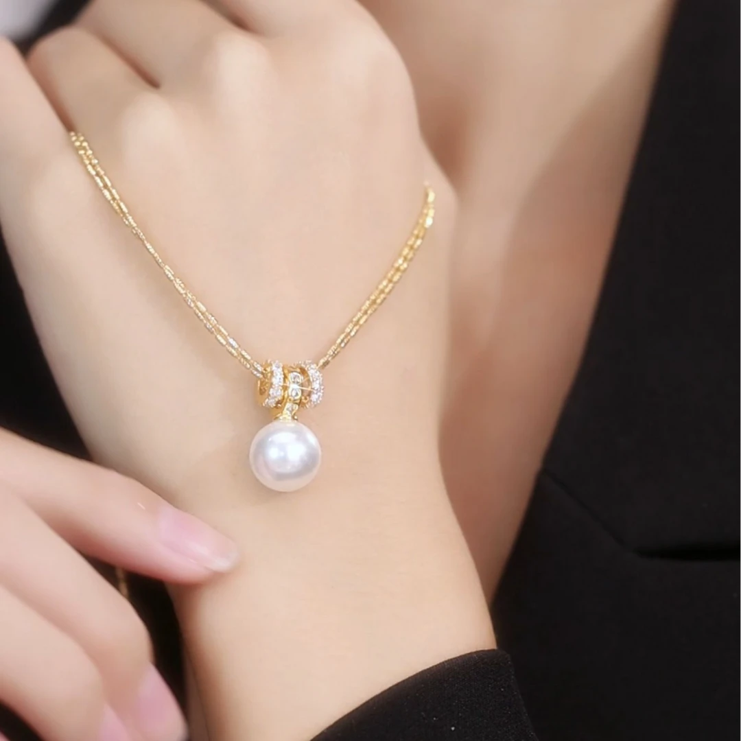 925银针耳饰 项链 【剔透玲珑】法式小众简约设计感