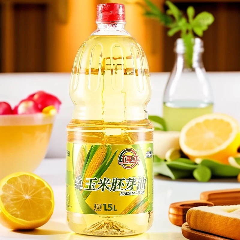 【新疆红果实】纯玉米油1.5L非转基因玉米胚芽油无添加健康食用油