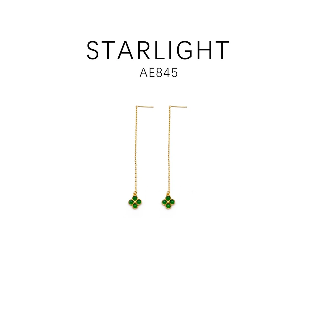 铜合金耳饰 时尚优雅简约大气耳饰~AE845