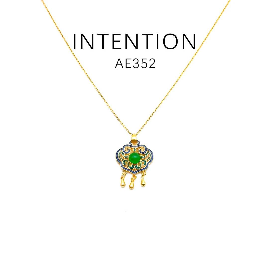 铜合金项链 时尚优雅简约大气轻奢项链～AE352