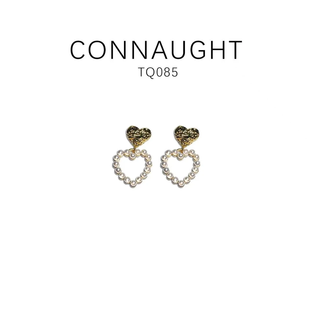 铜合金耳饰 设计师款简约时尚大气百搭耳饰～TQ085