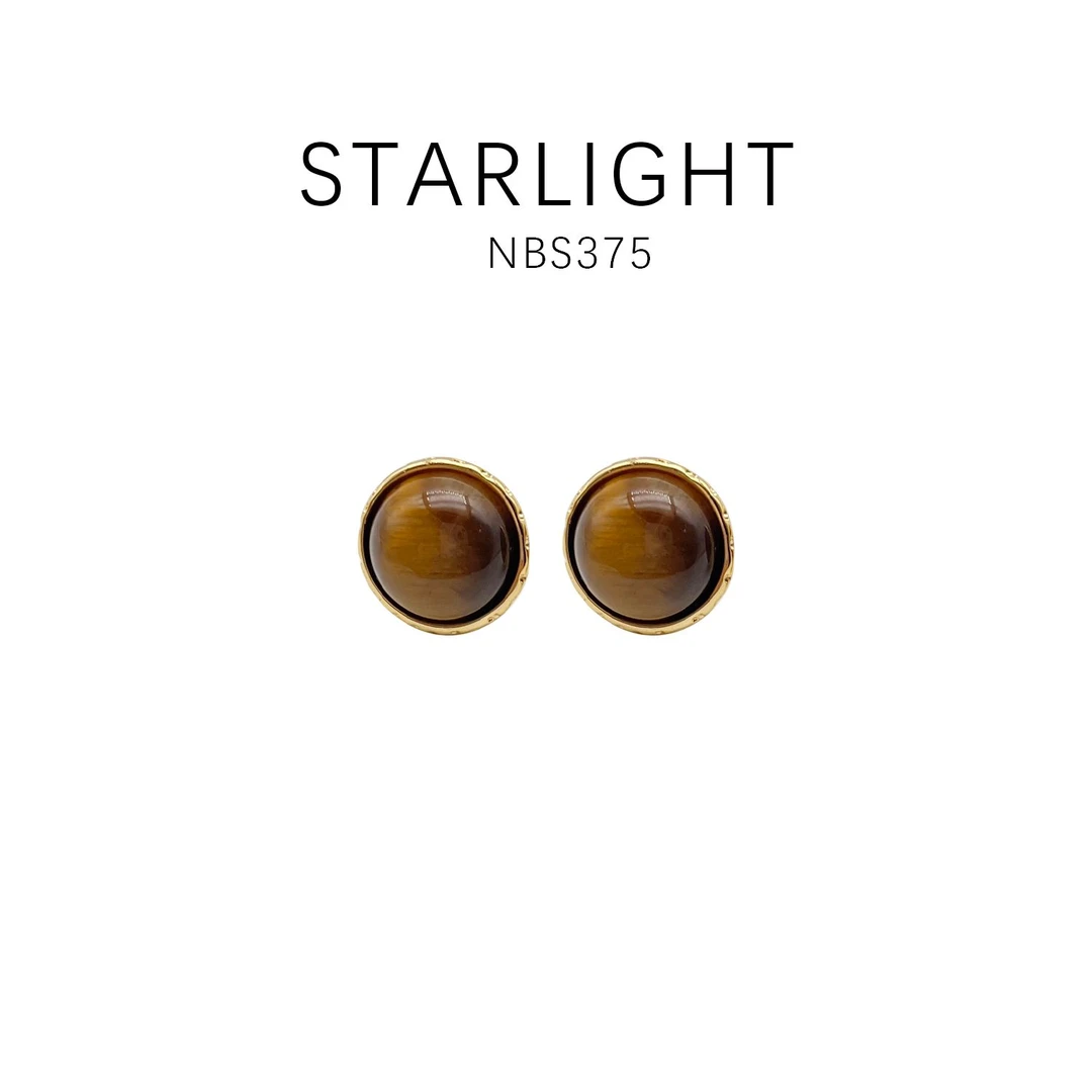 铜合金耳饰 经典款优雅气质百搭轻奢耳饰~NBS375