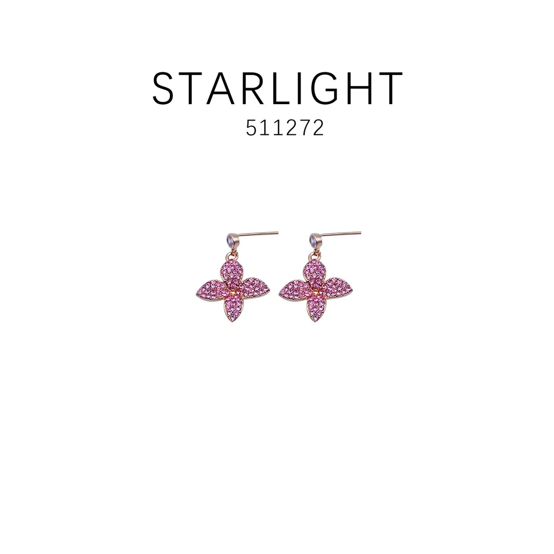 铜合金耳饰 经典款优雅气质百搭轻奢耳饰~511272