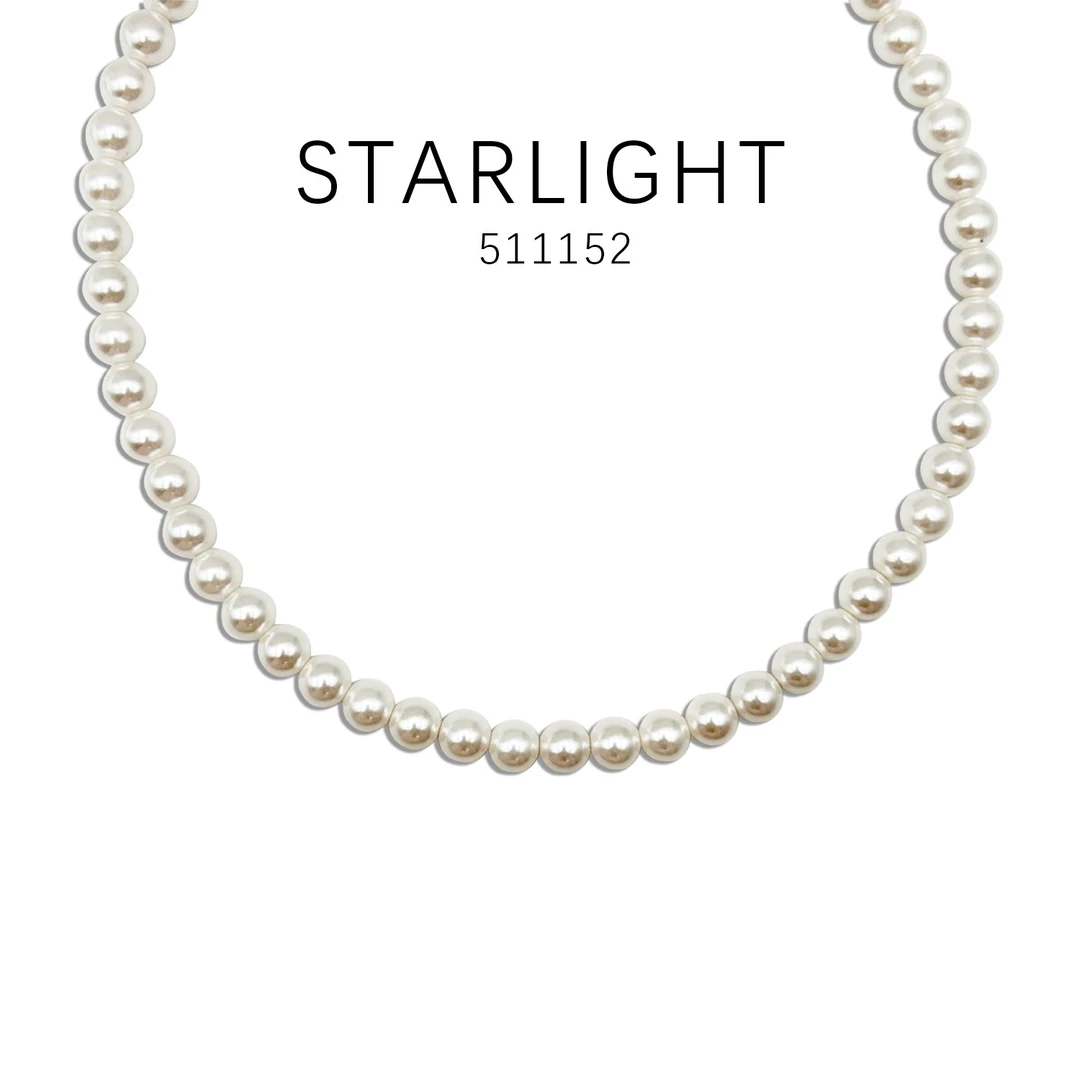 合金项链 经典高级简约百搭珠珠项链（8mm）～511152