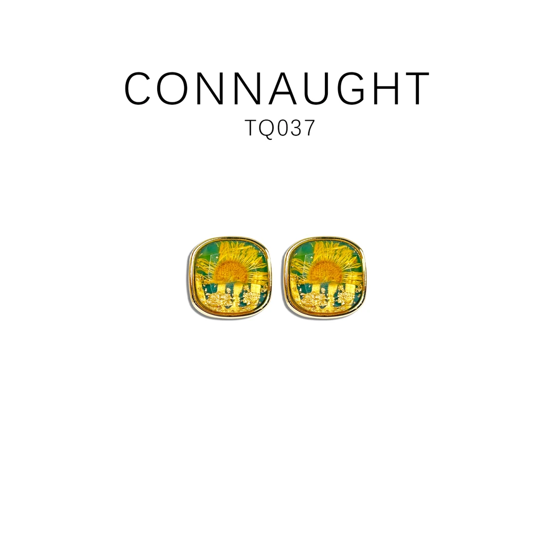 铜合金耳饰 简约大气时尚百搭款耳饰～TQ037