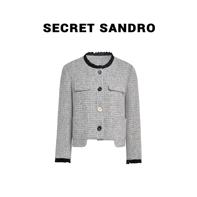 【晚宴小香】Secret Sandro  鸥纪儿 外套 J83226095R