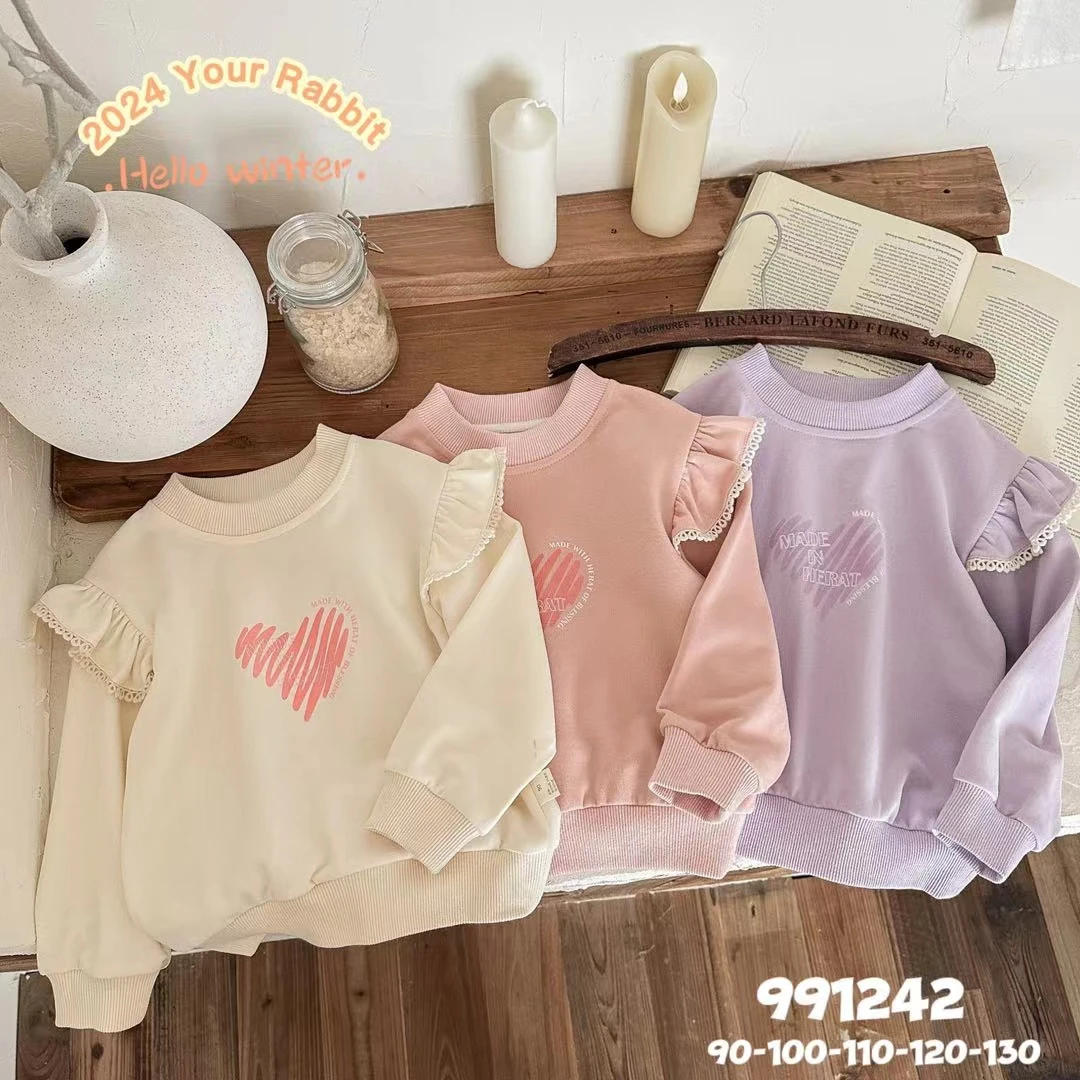 儿童春季春秋新款卫衣女童套头上衣长袖T恤991242