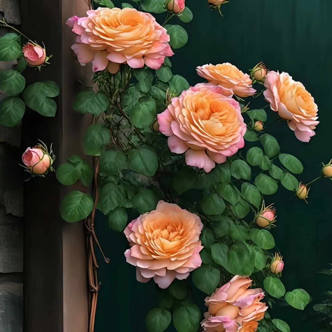 爬藤蔷薇花浓香型月季四季开花花卉阳台盆栽地栽耐寒耐旱花卉绿植