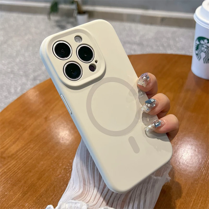 强磁吸适用苹果15手机壳全包镜头iPhone14ProMax防摔16女潮牌