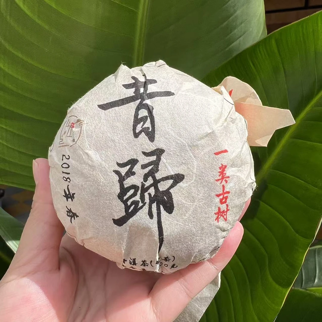 【18年昔归忙麓山】古树单株一类昔归团200g坨