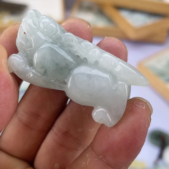 翡翠颈饰未镶嵌天然缅甸翡翠吊坠