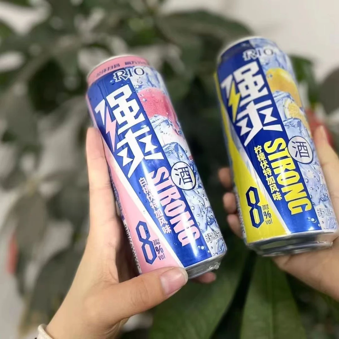 锐澳强爽白桃伏特加风味500ml超爆品年轻人的最爱