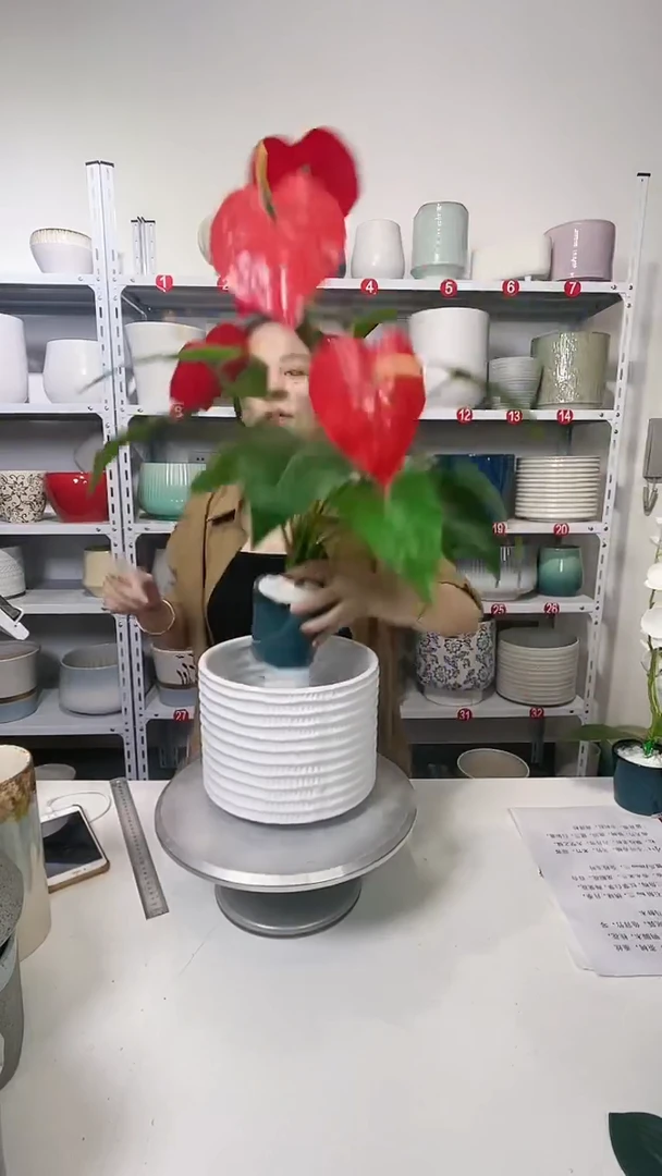 【闪购商品】陶瓷20CM以下瓜子粒白中号20*17（瑕疵）