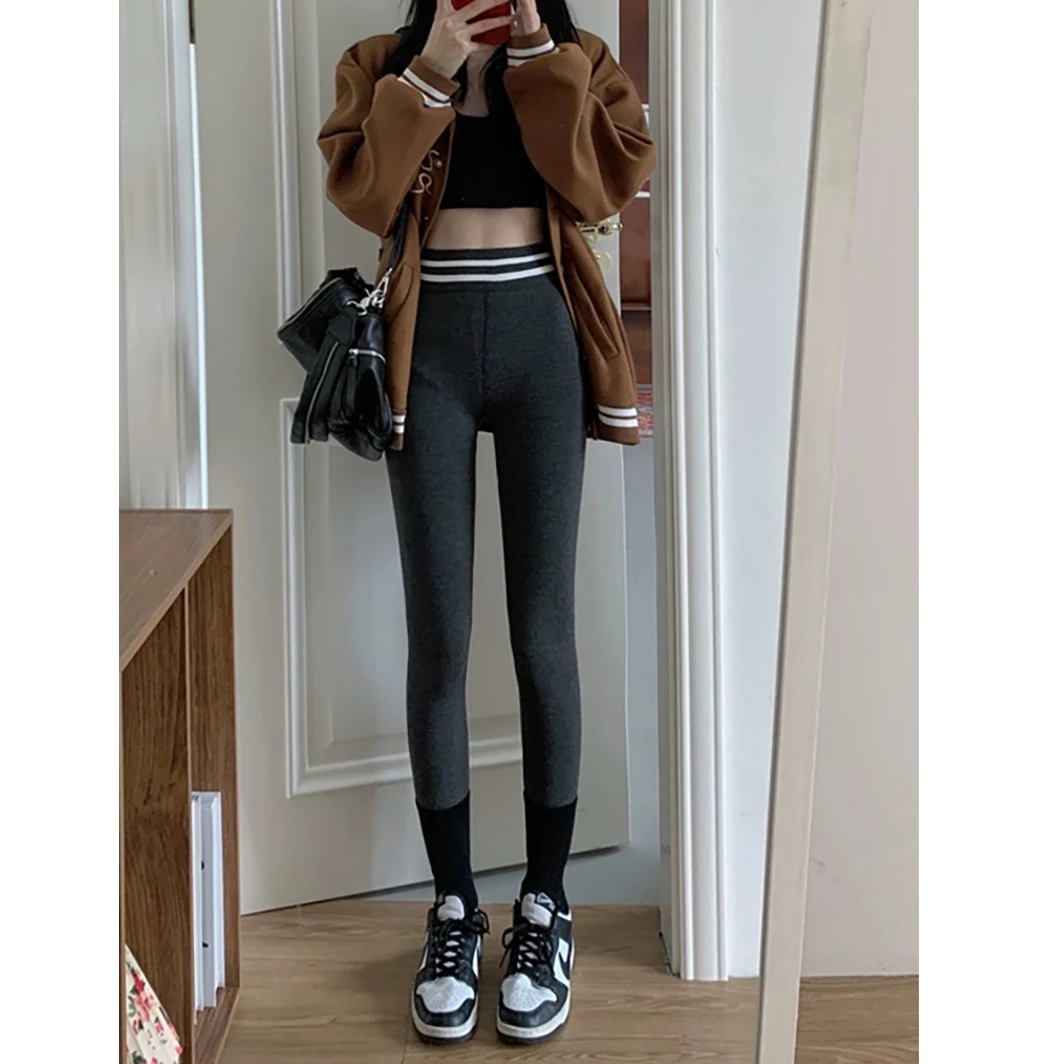 【到手两条】ZC1223 【HEY VIVA】秋冬季加绒瑜伽一体打底裤