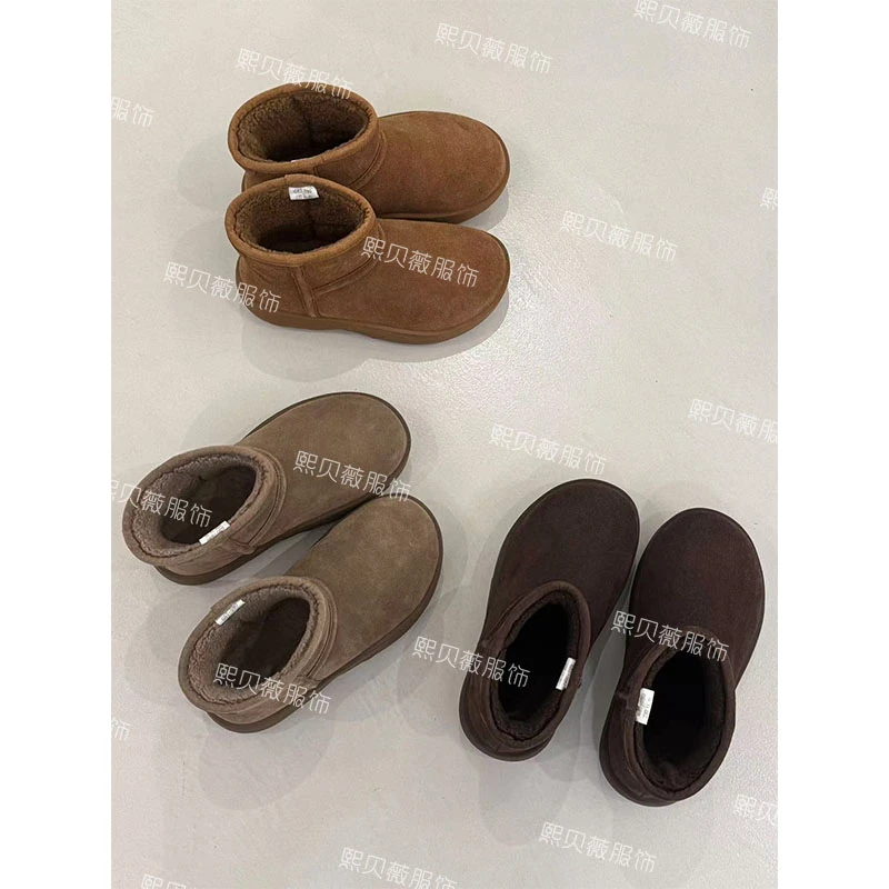 【浮浮款-只出不进】雪地靴秋冬加绒套筒保暖短靴潮 D8606