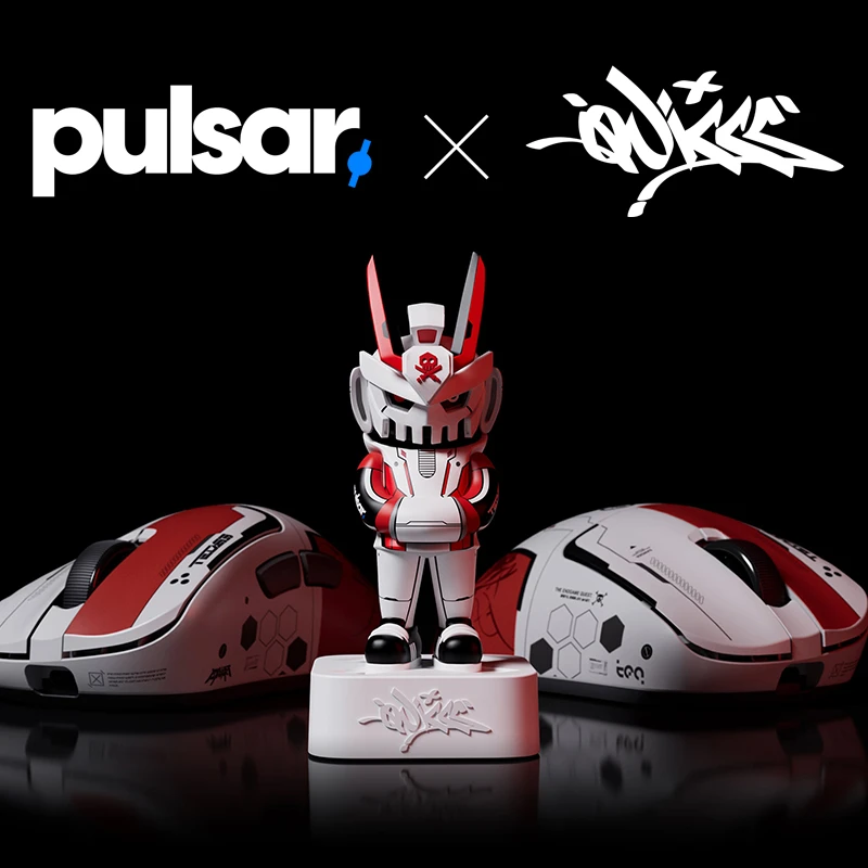 PulsarXliteV4联名款【Quiccs】电竞游戏鼠标 轻量化 支持8KHZ