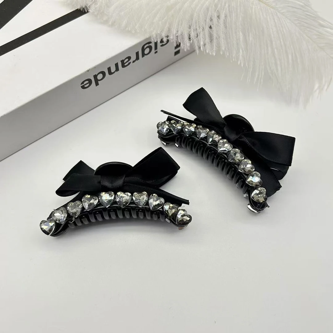 【拍一发二】2024年新款蝴蝶结爱心发夹侧边刘海夹前额发卡夹子